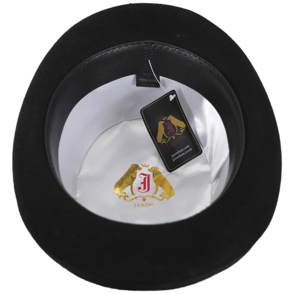 Mid Crown Wool Felt Top Hat - Image 7
