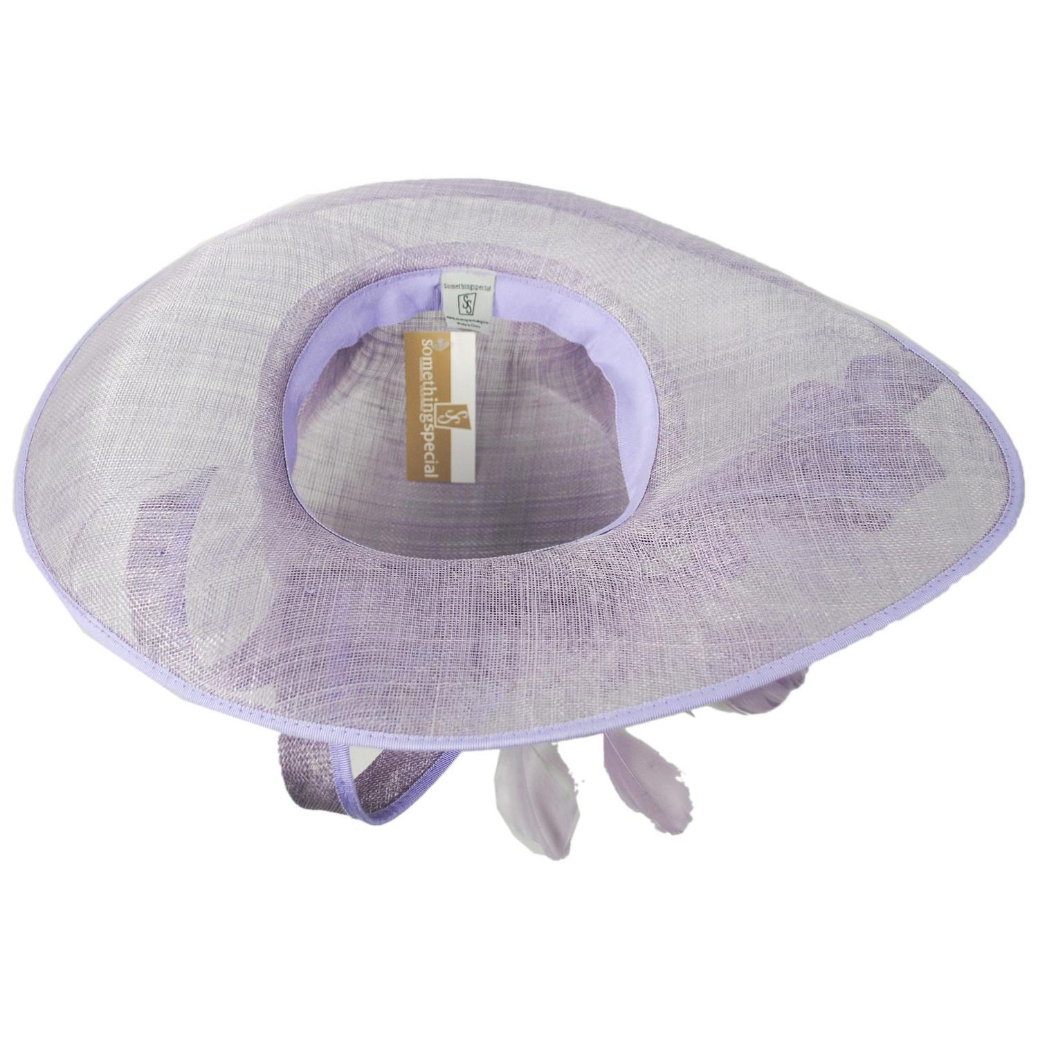 Minerva Sinamay Straw Boater Dress Hat - Image 4