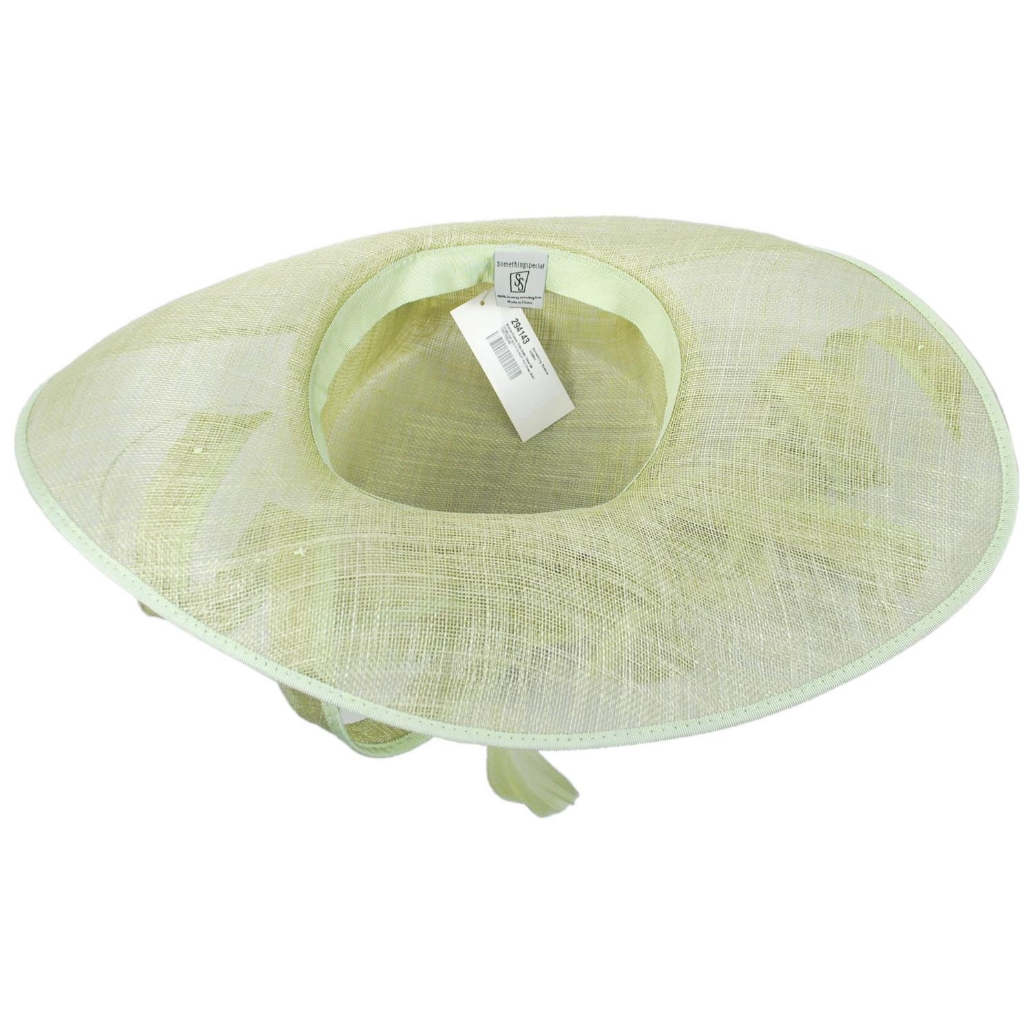 Minerva Sinamay Straw Boater Dress Hat - Image 9