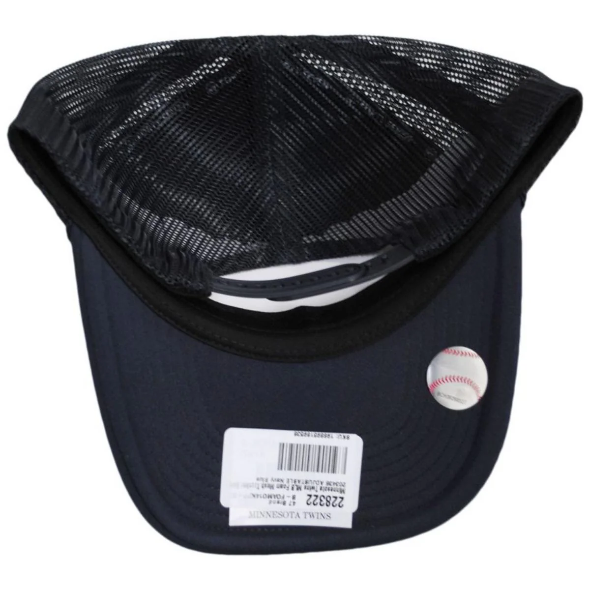 Minnesota Twins MLB Foam Mesh Trucker Snapback Baseball Cap - Image 4
