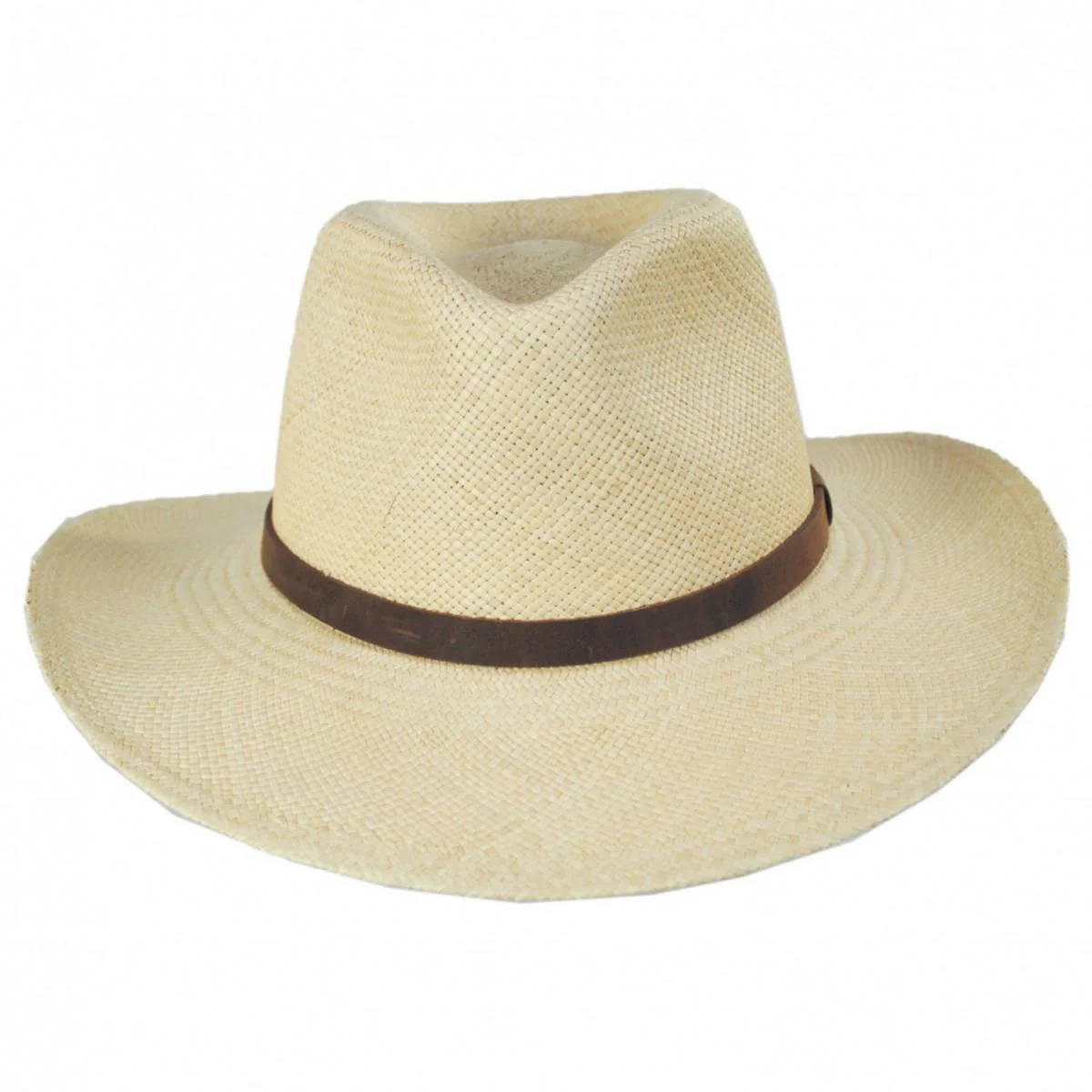 MJ Panama Straw Outback Hat - Image 4