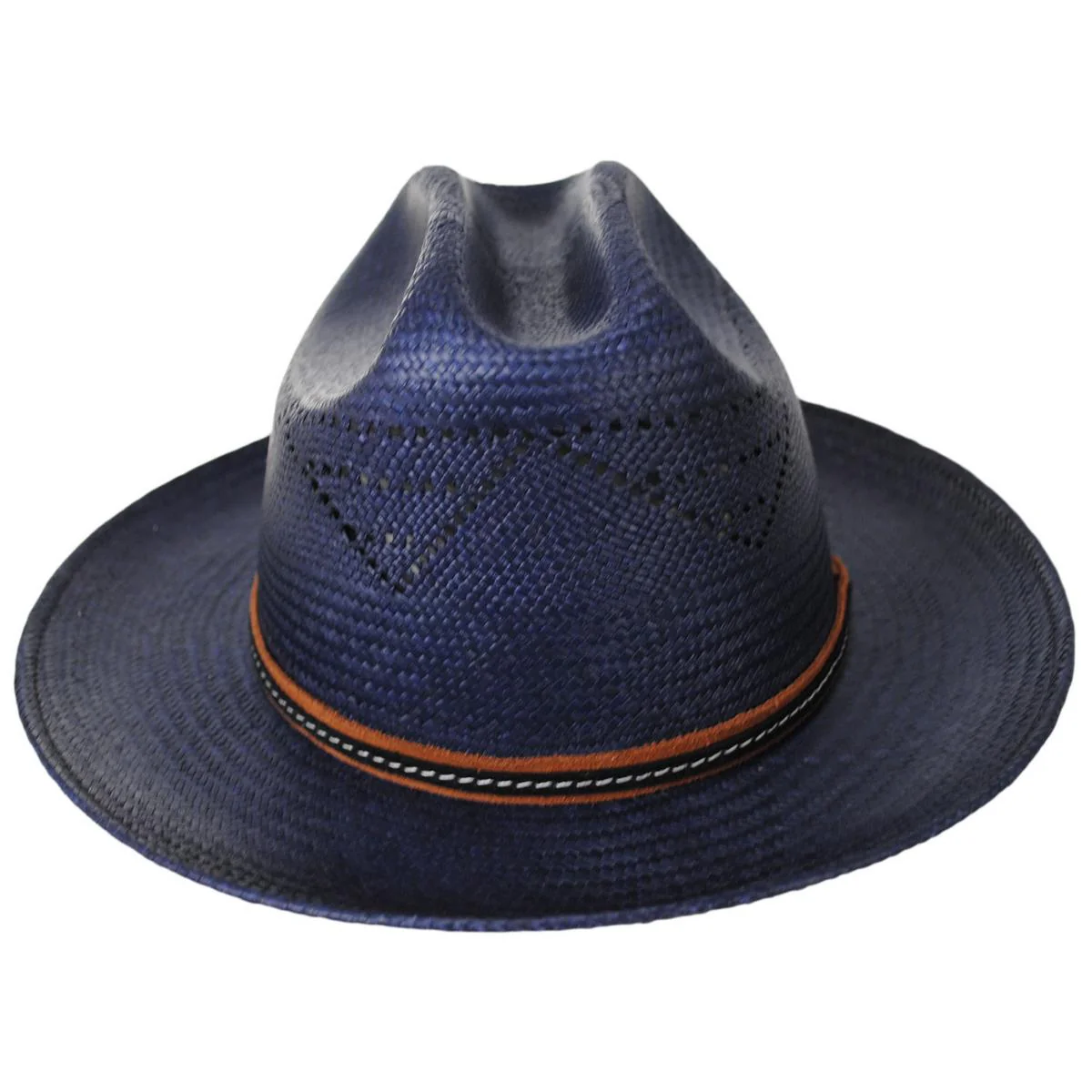 Moren Vented Panama Straw Western Hat - Image 2