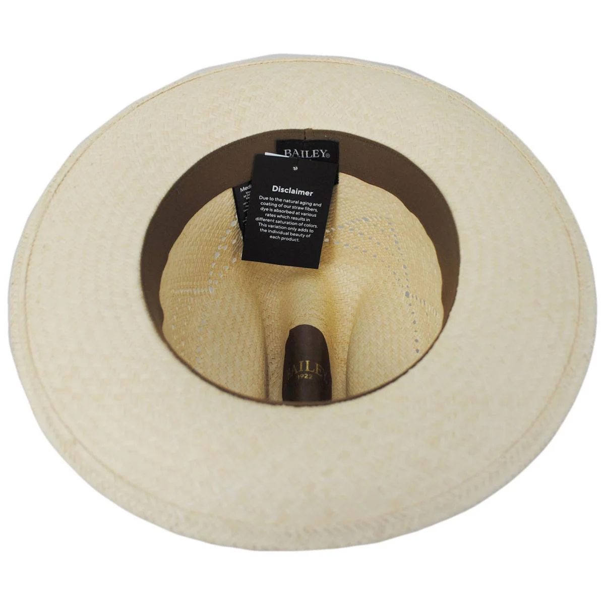 Moren Vented Panama Straw Western Hat - Image 9