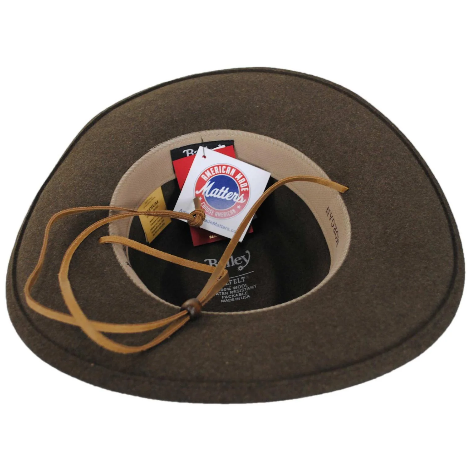 Morgan Crushable Wool LiteFelt Western Hat - Image 12