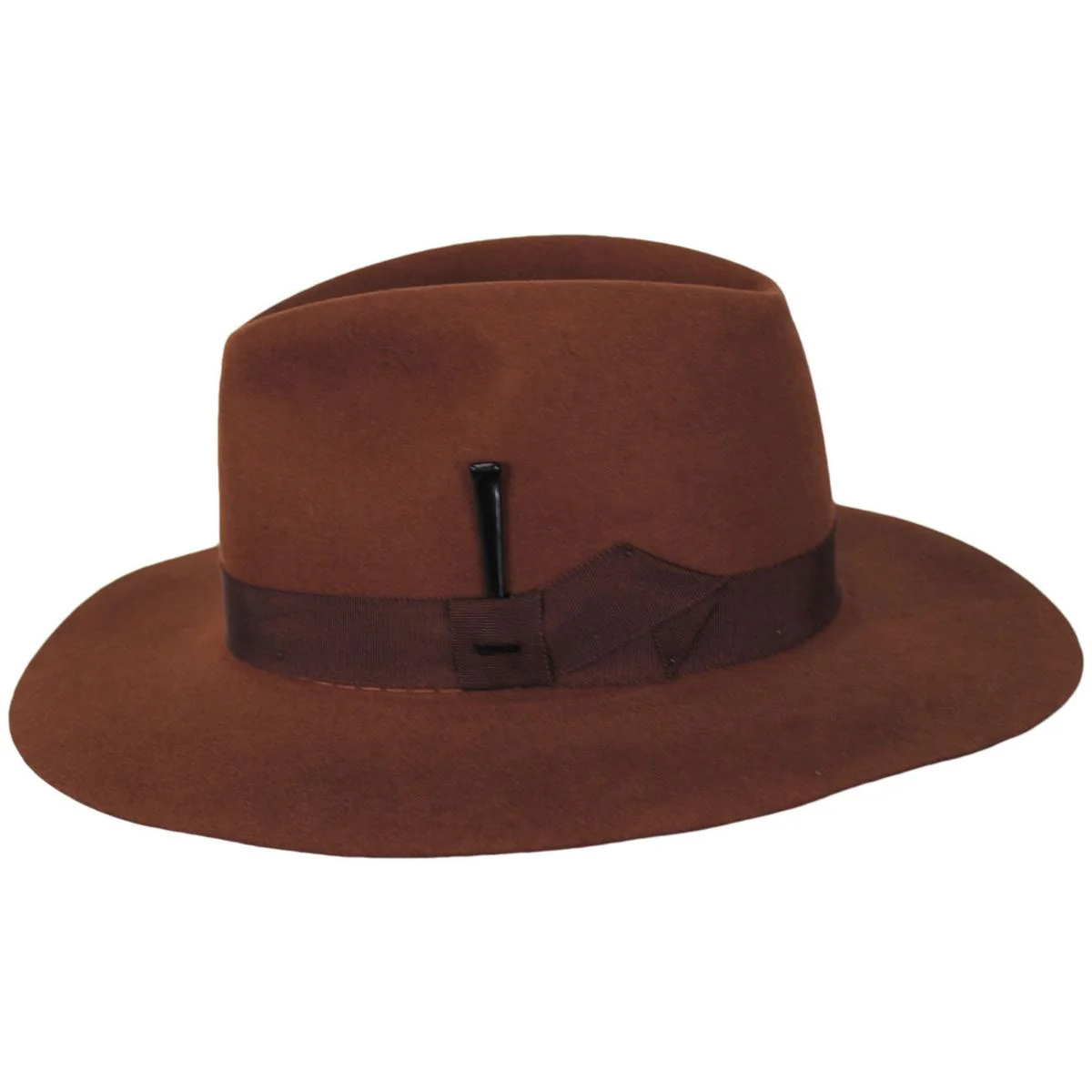 Nilson Fur Felt Fedora Hat - Image 3