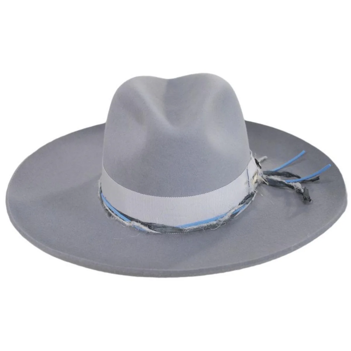 Oceanus Wide Brim Wool Felt Fedora Hat - Image 3