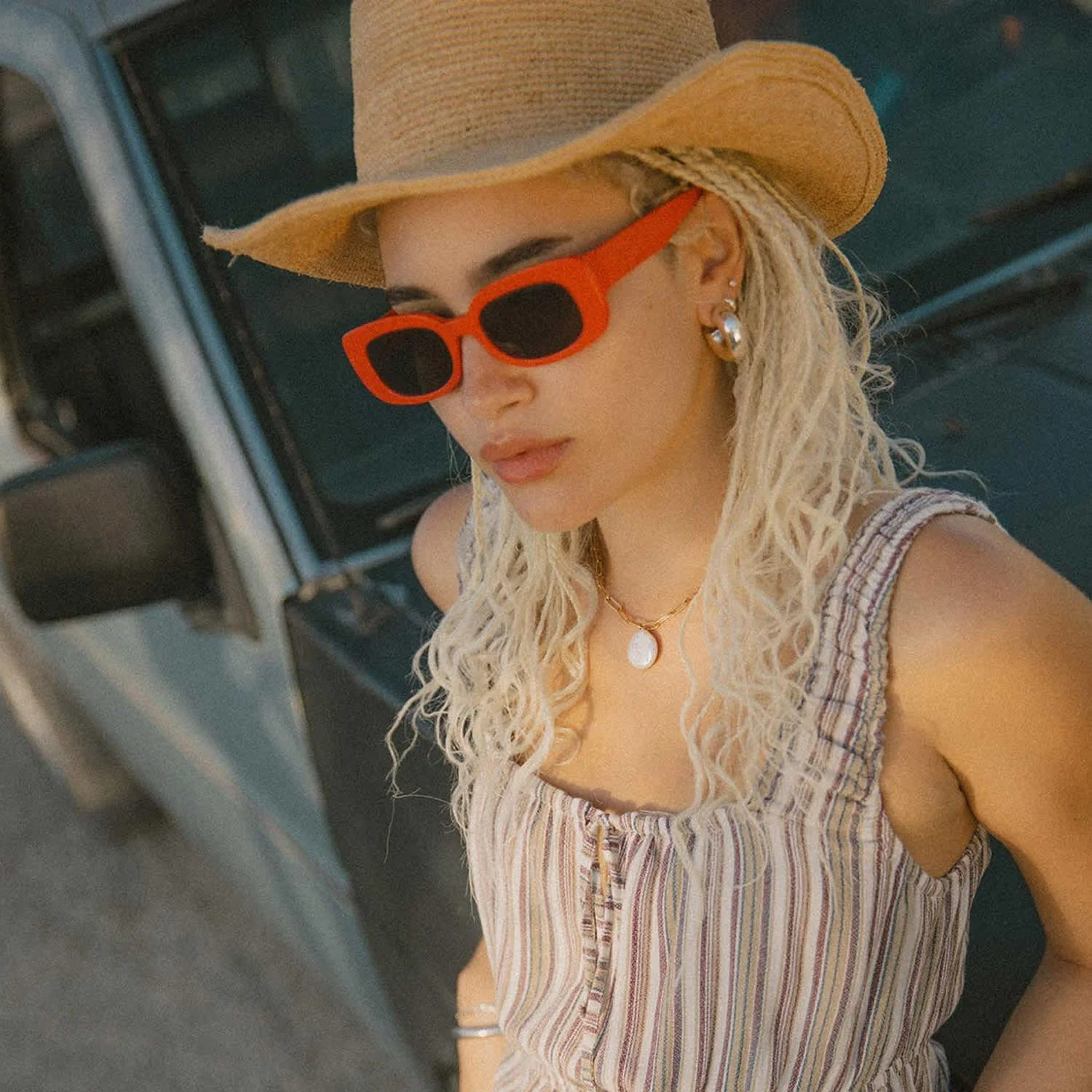 Odessa Raffia Straw Cowboy Hat - Image 8