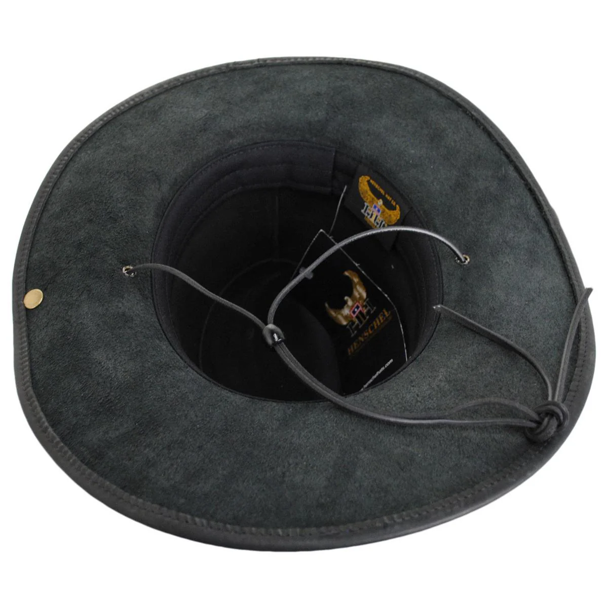 Oiled Leather Aussie Fedora Hat - Image 11