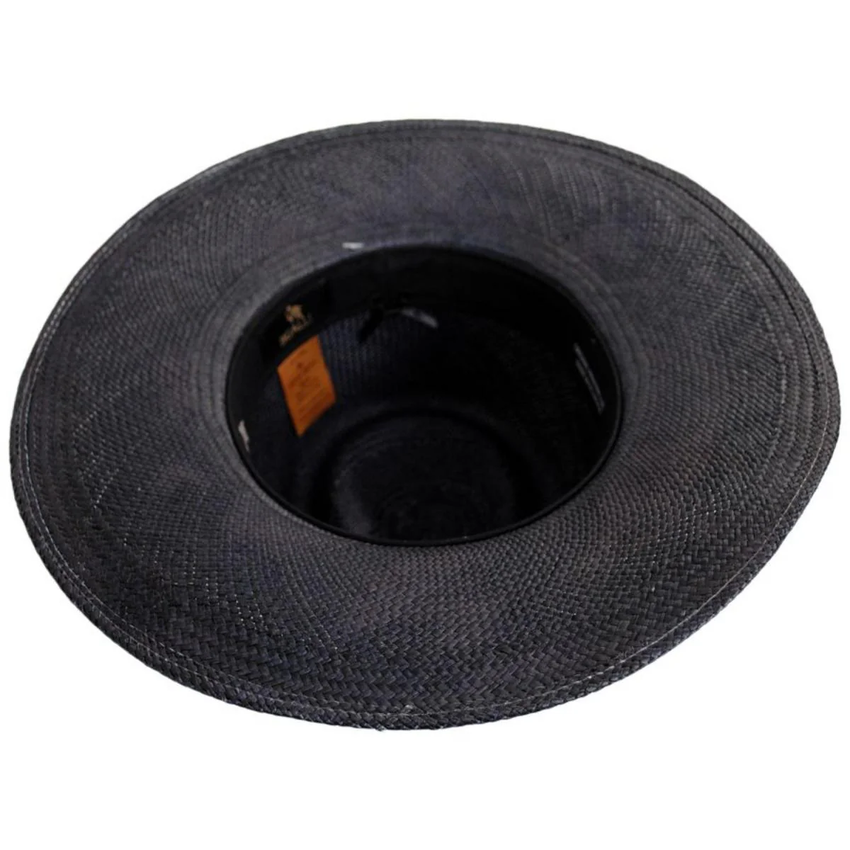 Onyx Panama Straw Fedora Hat - Image 4