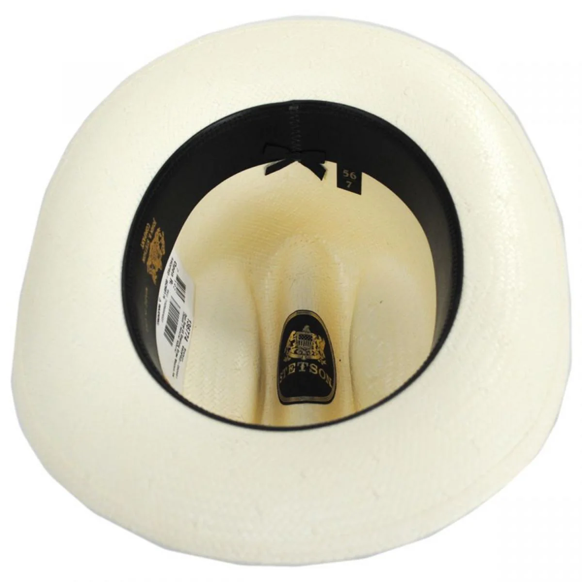 Open Road 6X Shantung Straw Western Hat - Image 4