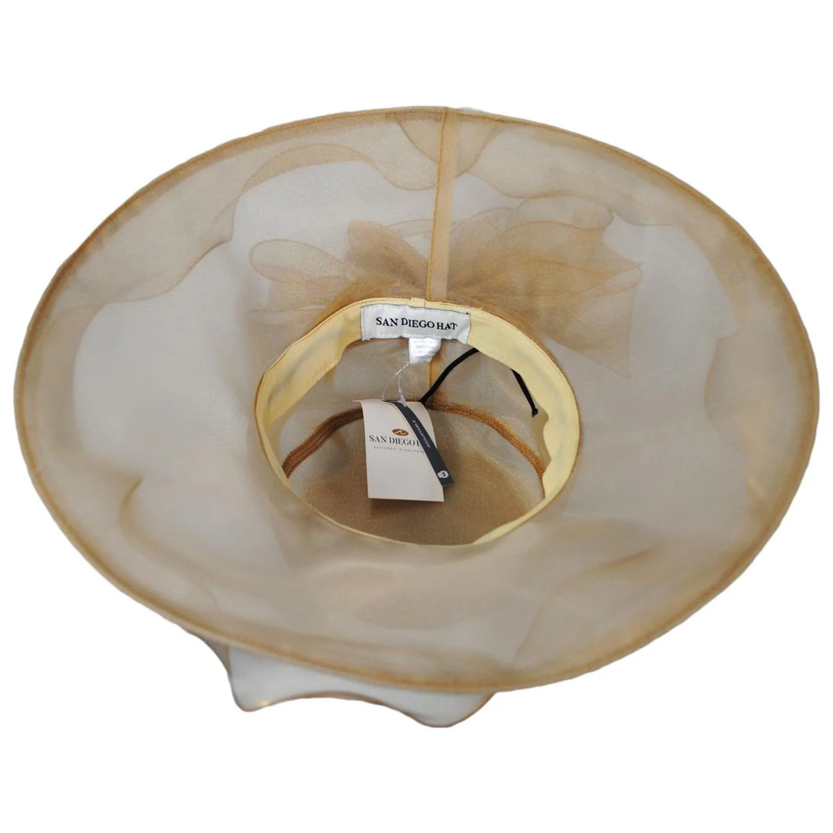 Organza Pearl Boater Dress Hat - Image 16