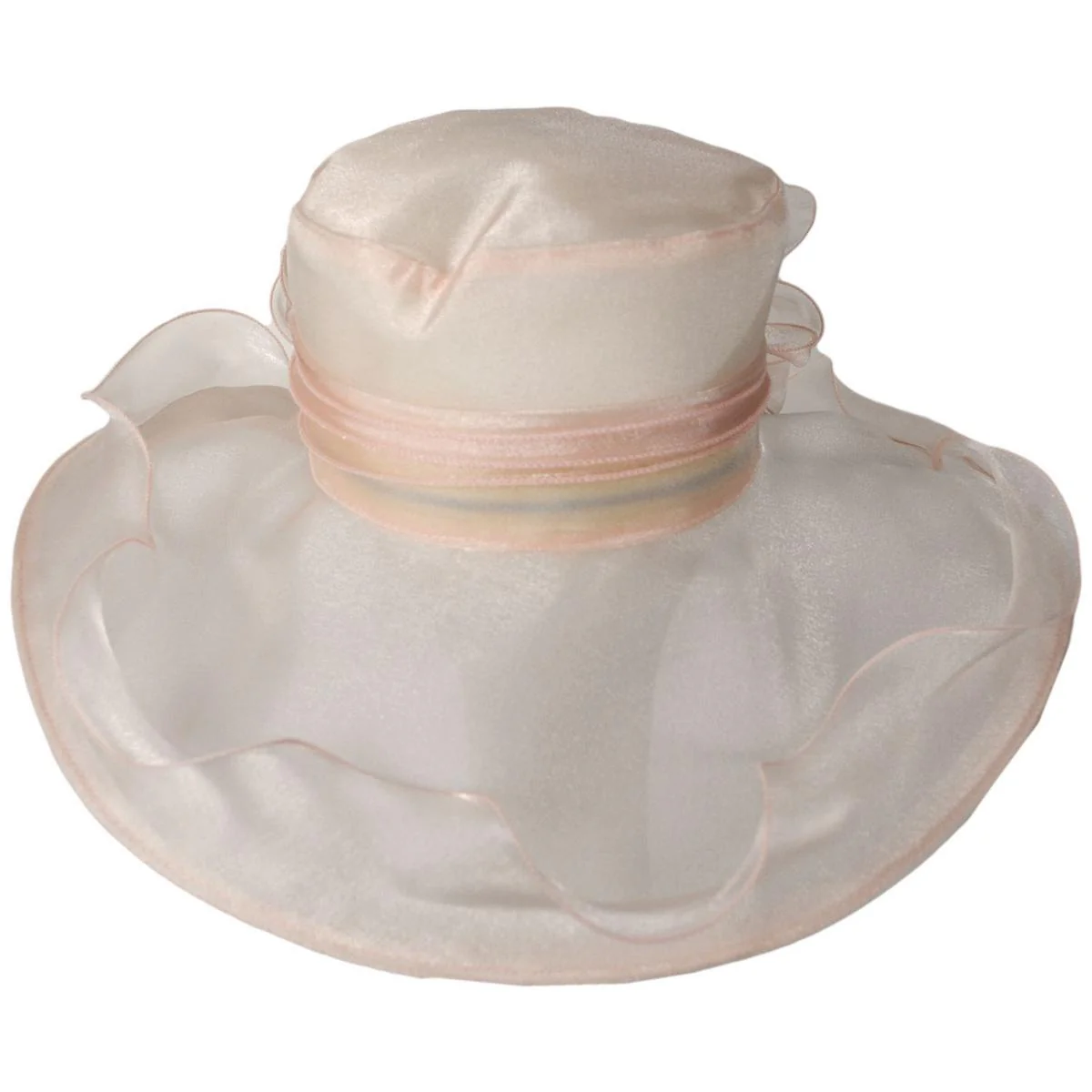 Organza Pearl Boater Dress Hat - Image 18