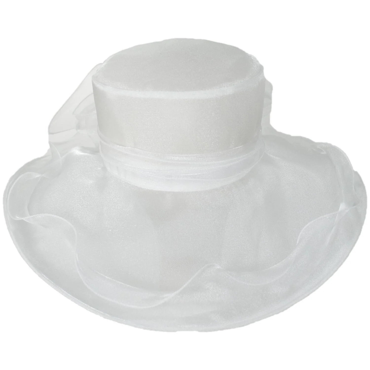 Organza Pearl Boater Dress Hat - Image 22