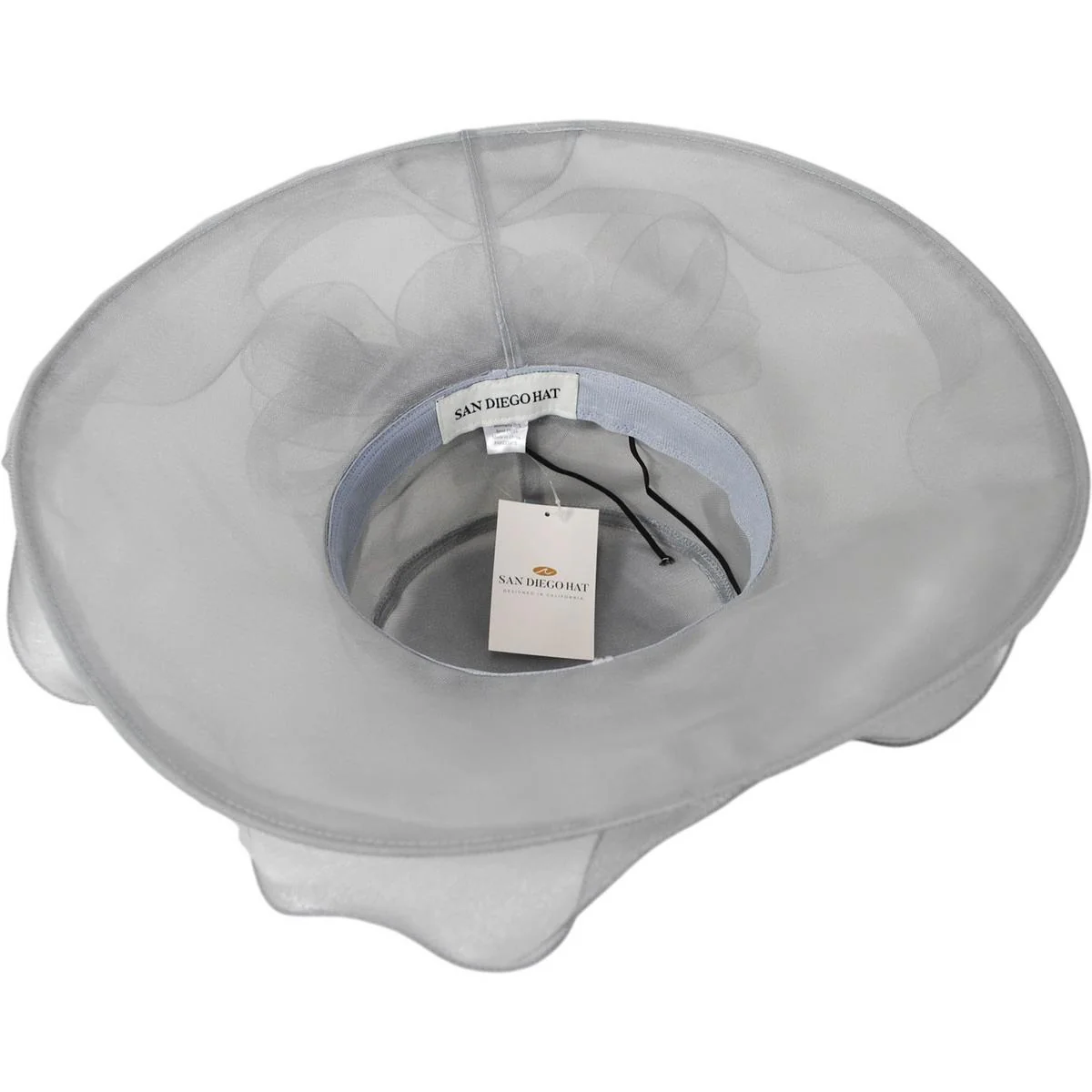 Organza Pearl Boater Dress Hat - Image 4