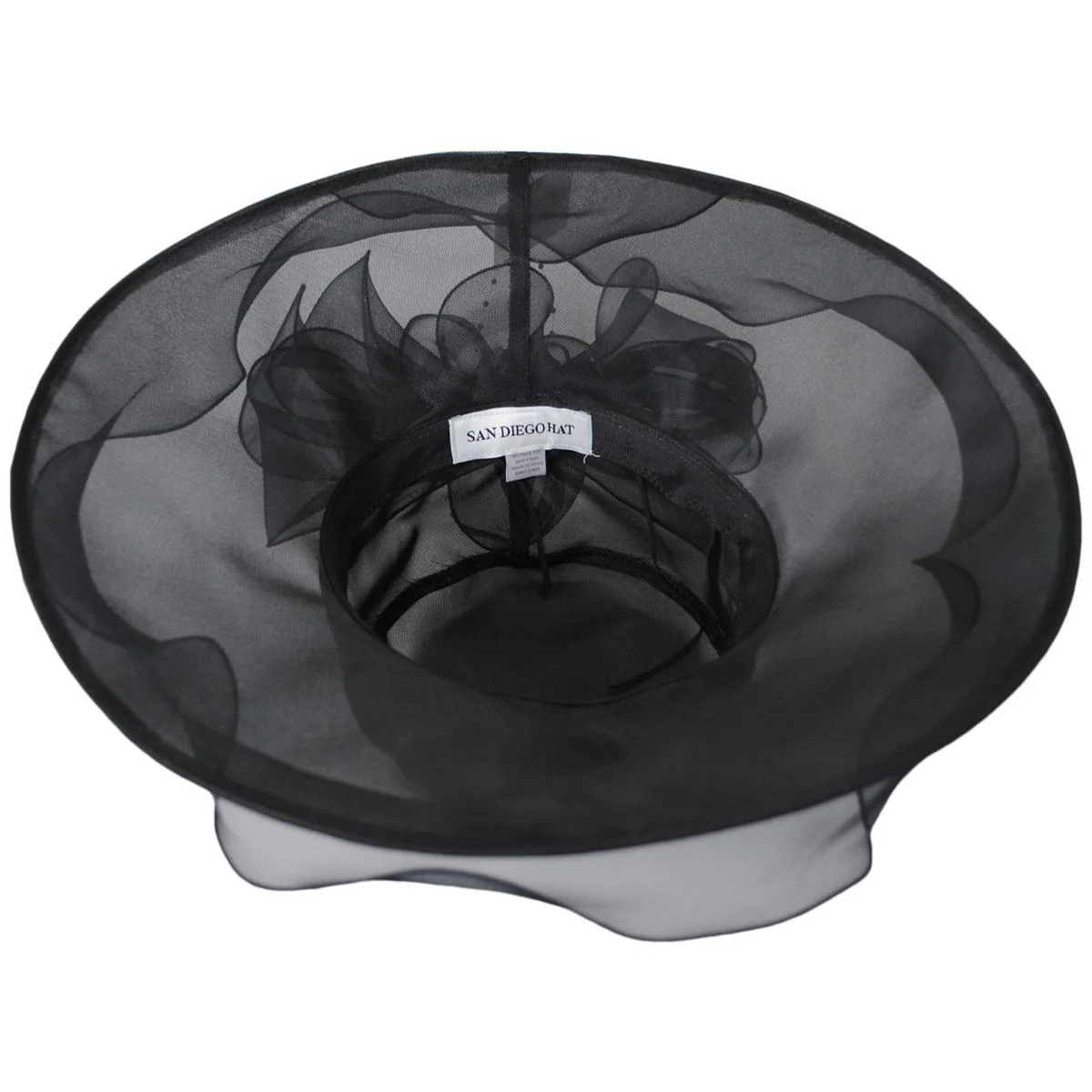 Organza Pearl Boater Dress Hat - Image 8