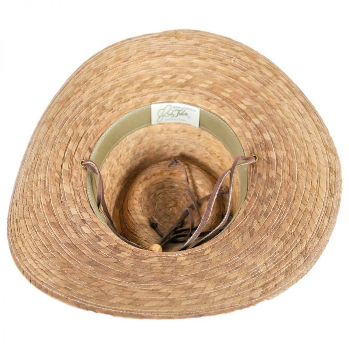 Outback Palm Straw Hat with Chincord - Image 4