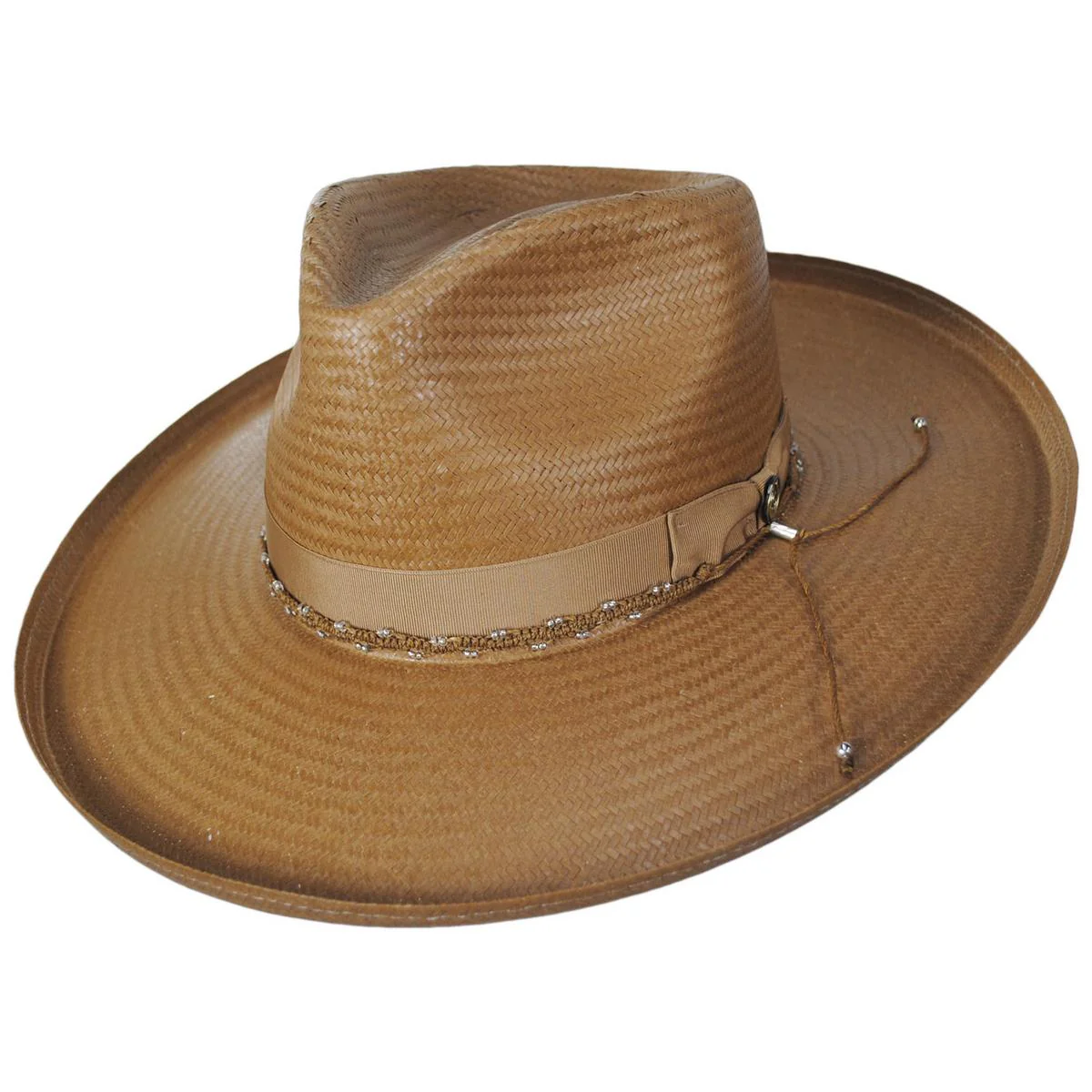 Outlier Shantung Straw Rancher Fedora Hat