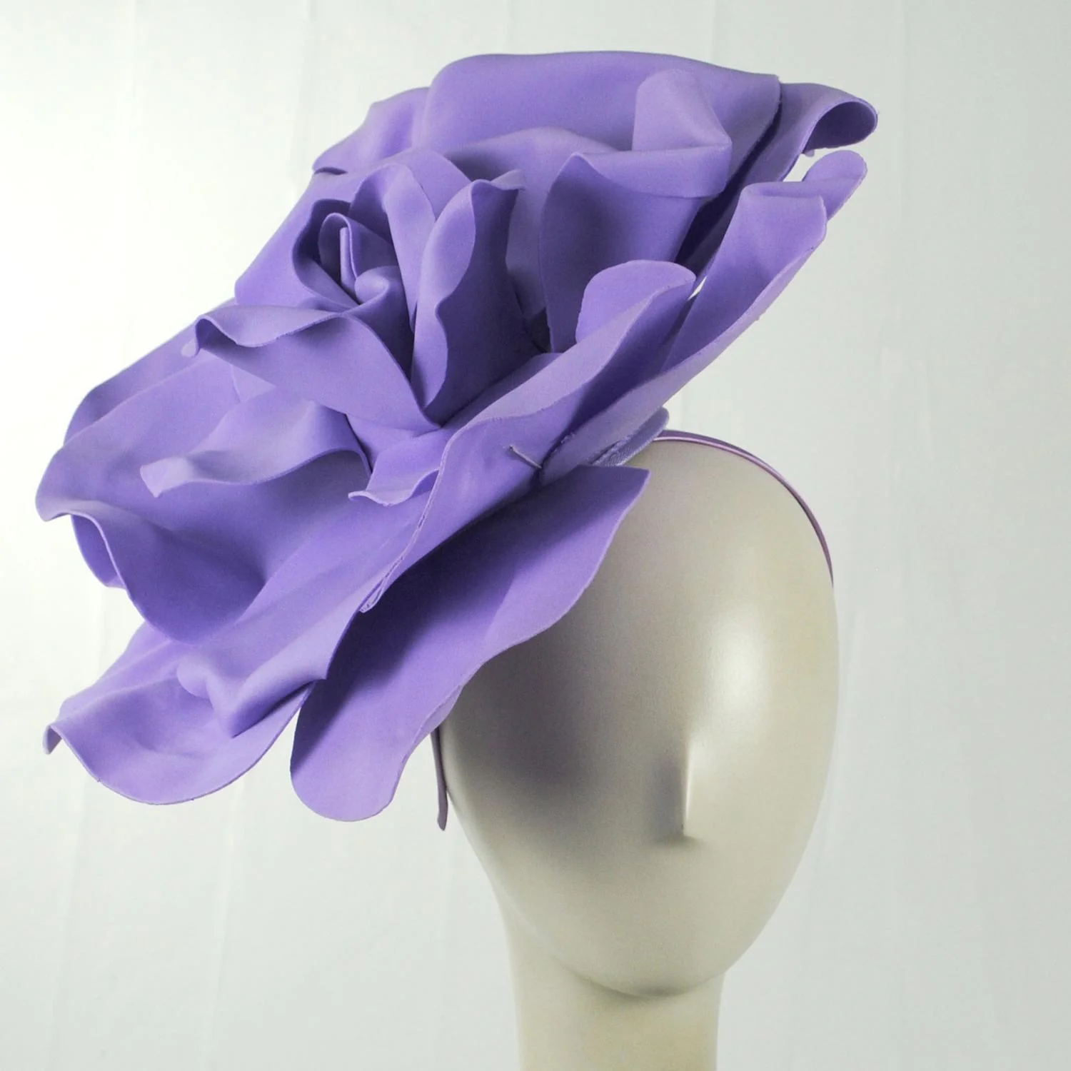 Oversized Rose Fascinator Hat - Image 10