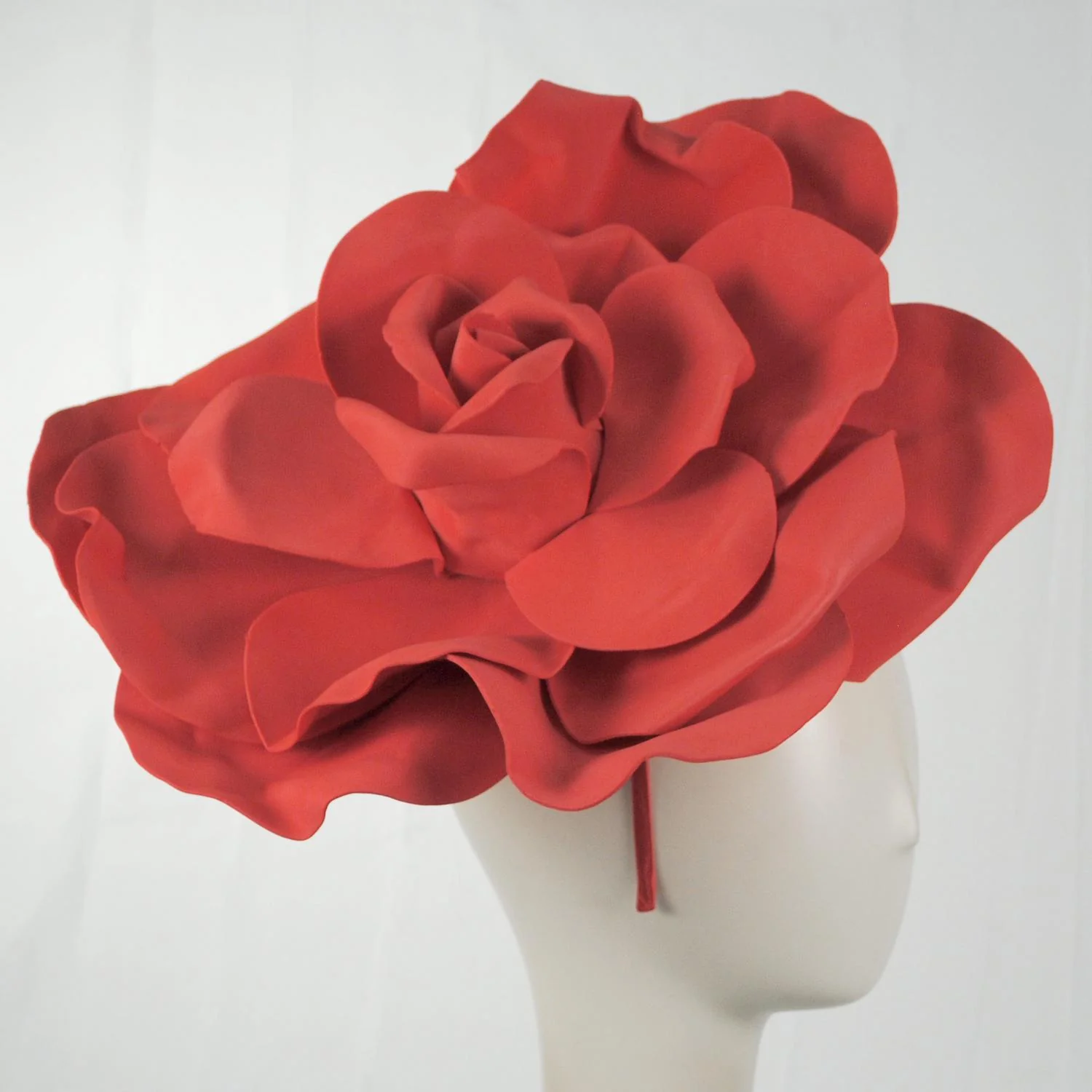Oversized Rose Fascinator Hat - Image 3