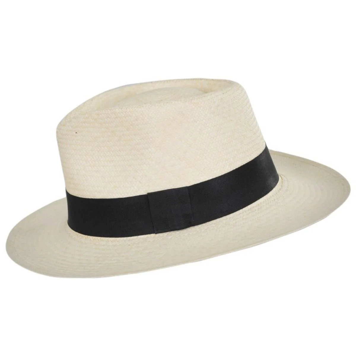 Panama Straw Grade 10 C-Crown Fedora Hat - Image 3