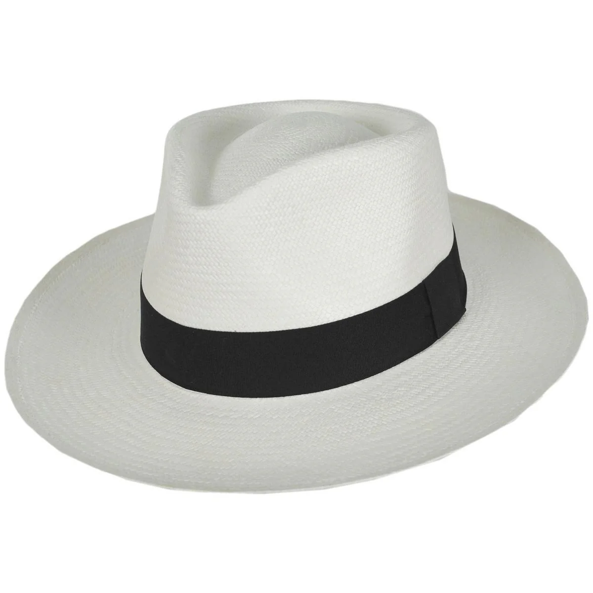 Panama Straw Grade 10 C-Crown Fedora Hat - Image 6
