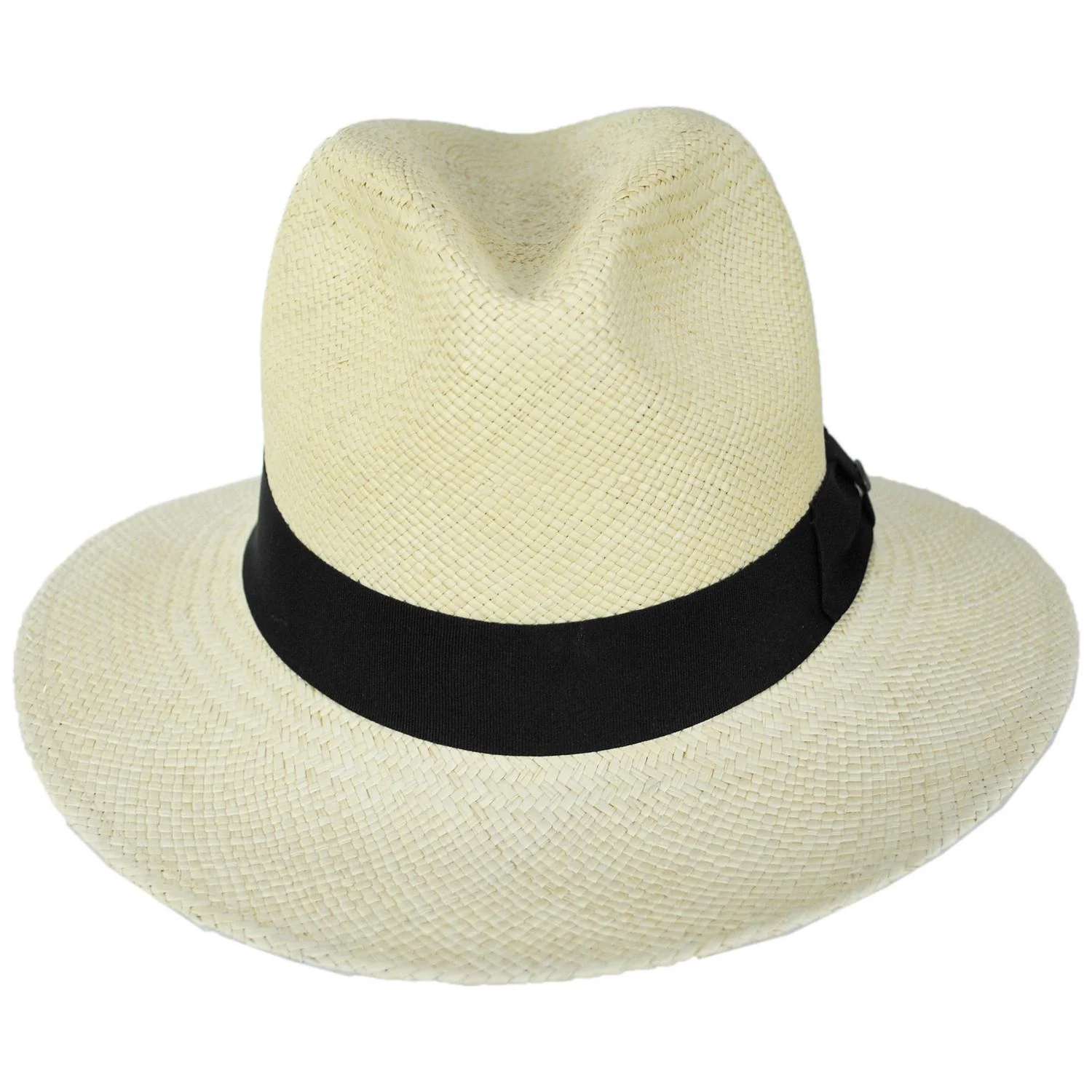 Panama Straw Safari Fedora Hat - Image 2