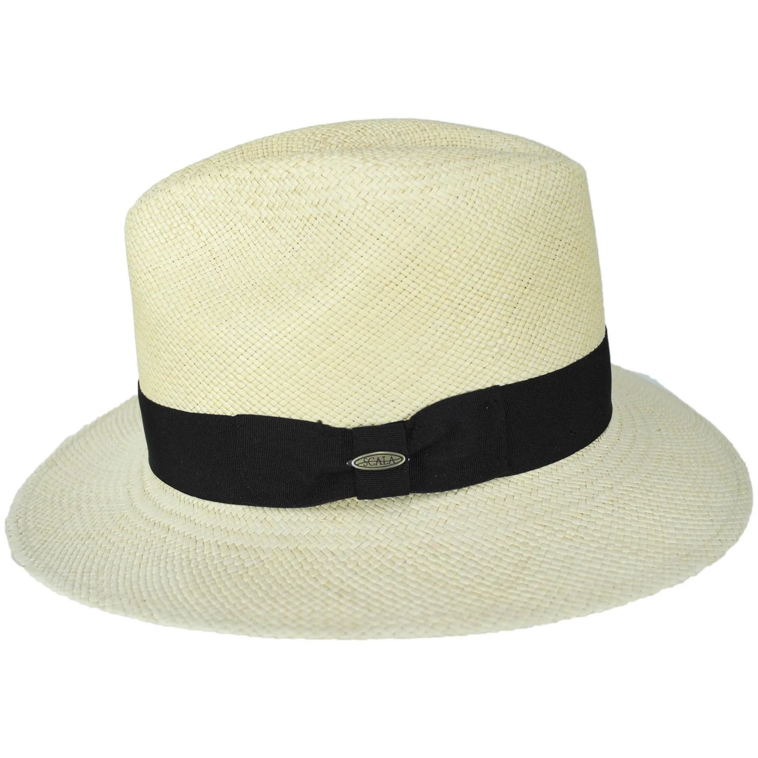Panama Straw Safari Fedora Hat - Image 3