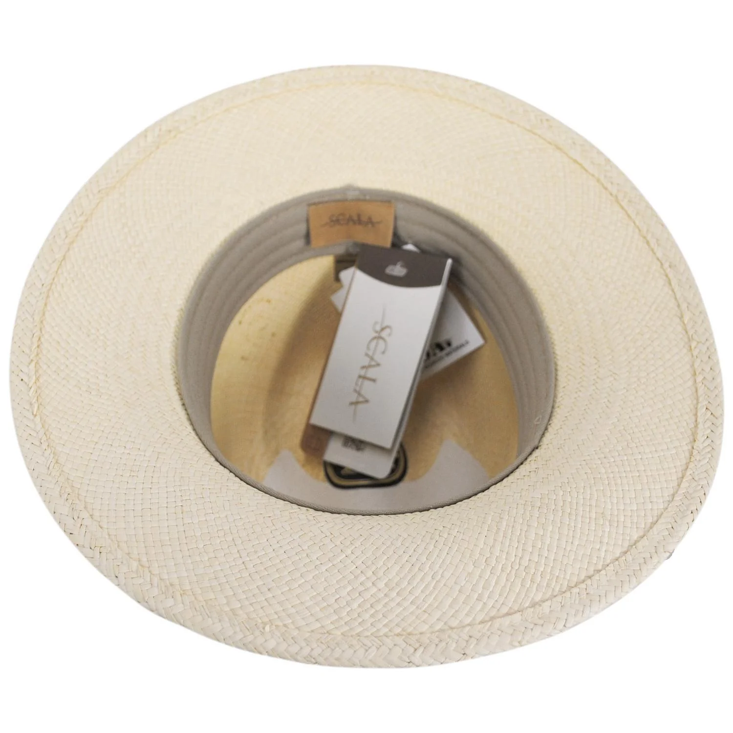 Panama Straw Safari Fedora Hat - Image 4