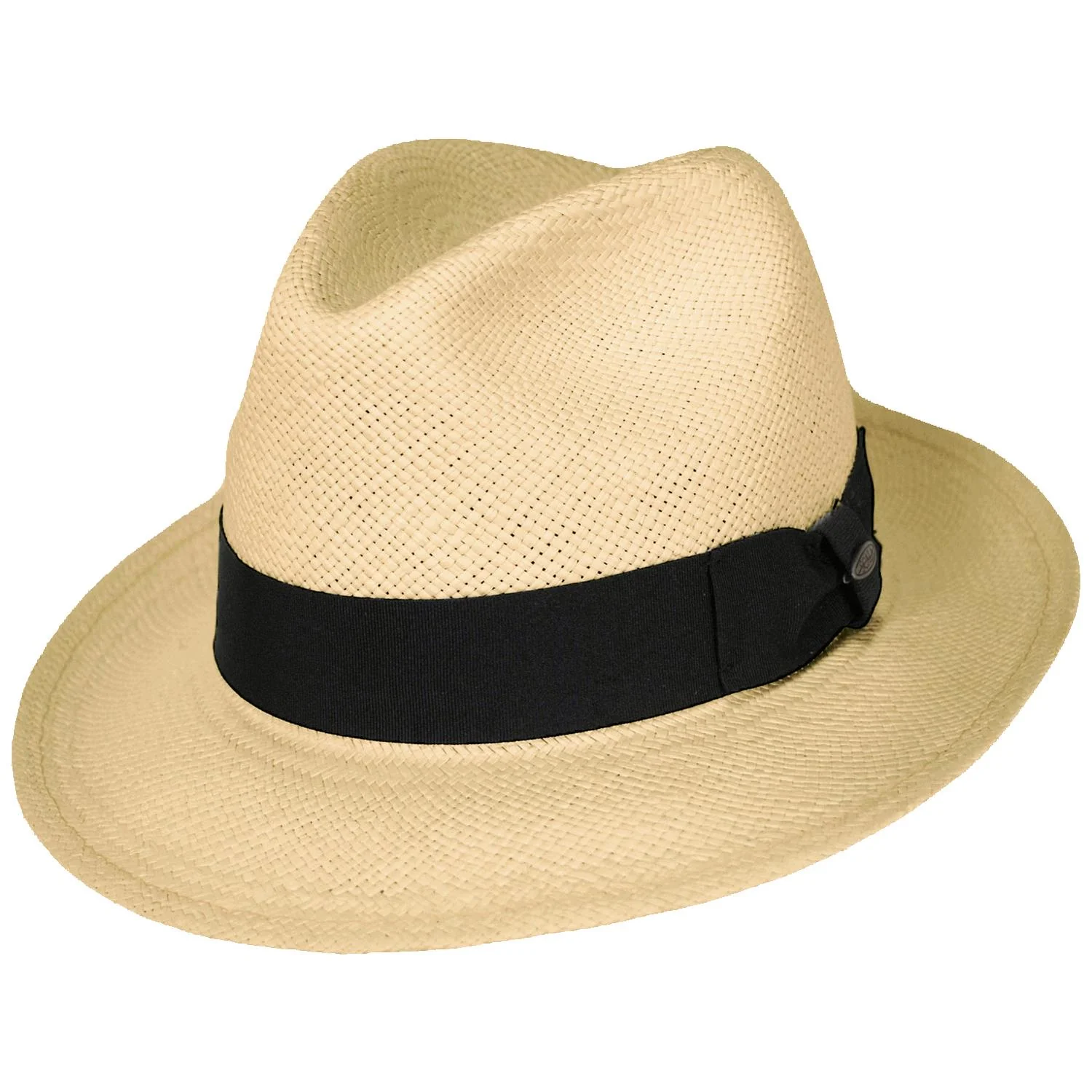 Panama Straw Snap Brim Fedora Hat - Image 5