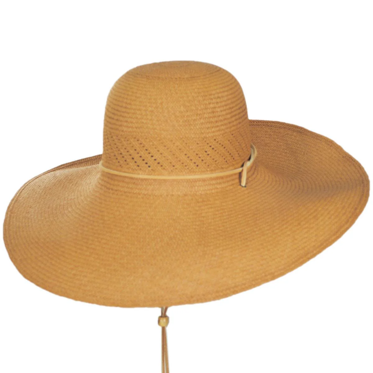 Panama Straw Wide Brim Hat - Image 5