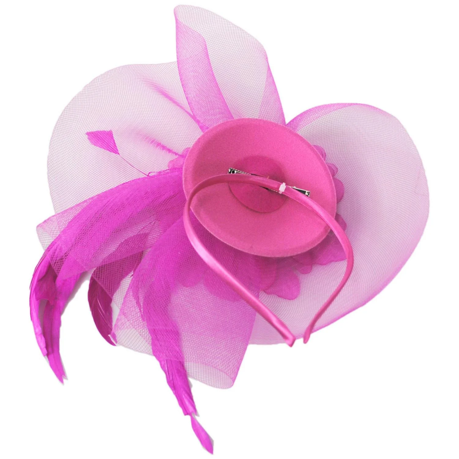 Peony and Feathers Fascinator Hat - Image 28
