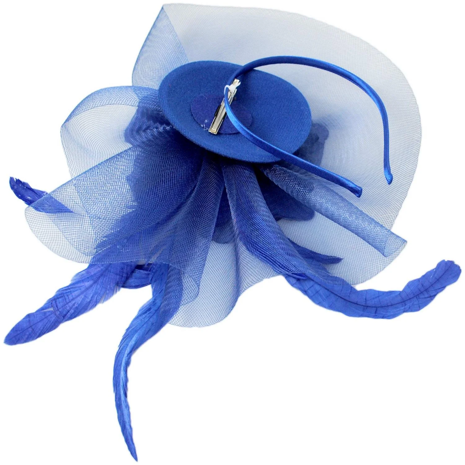 Peony and Feathers Fascinator Hat - Image 8