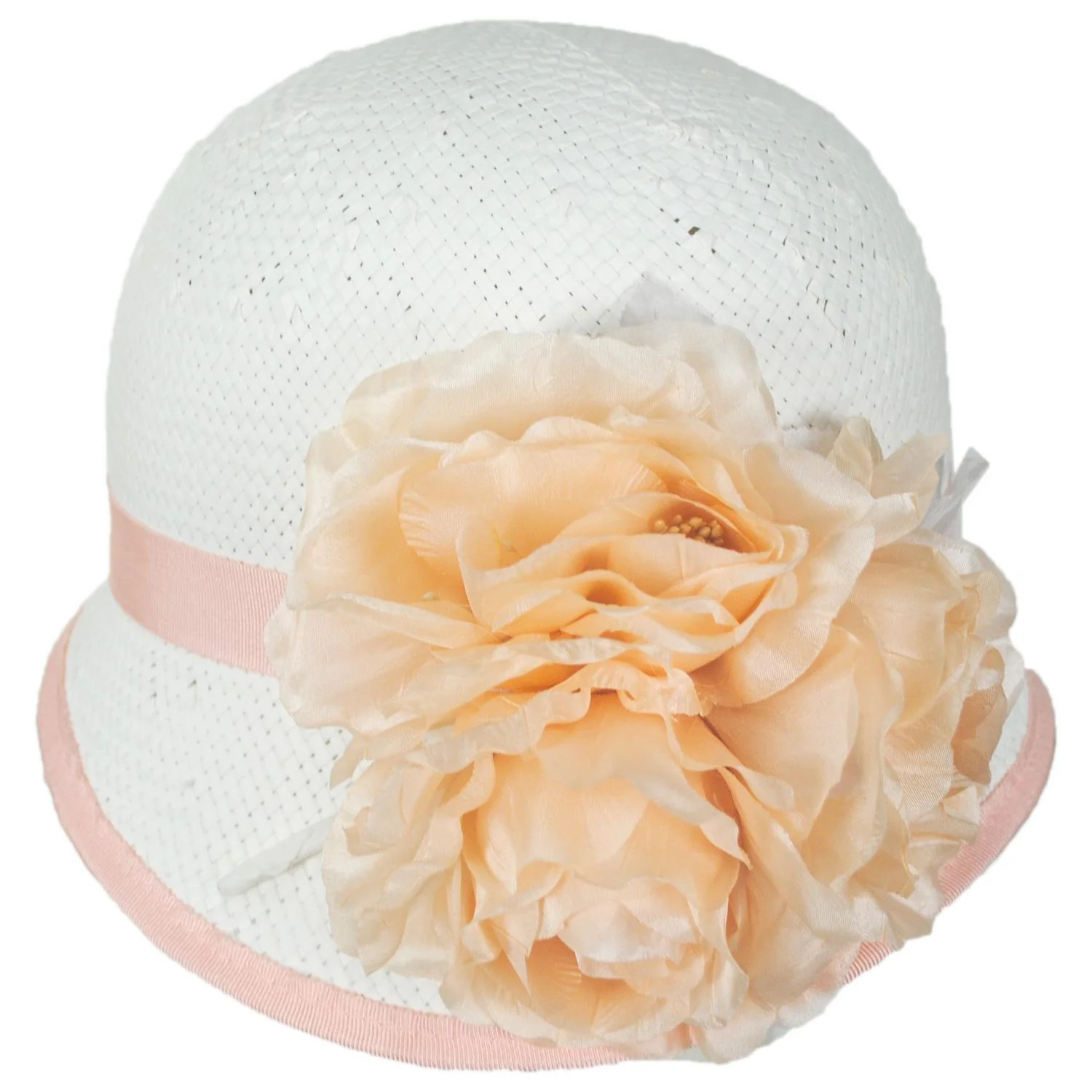 Peony Trio Toyo Straw Cloche Hat - Image 7