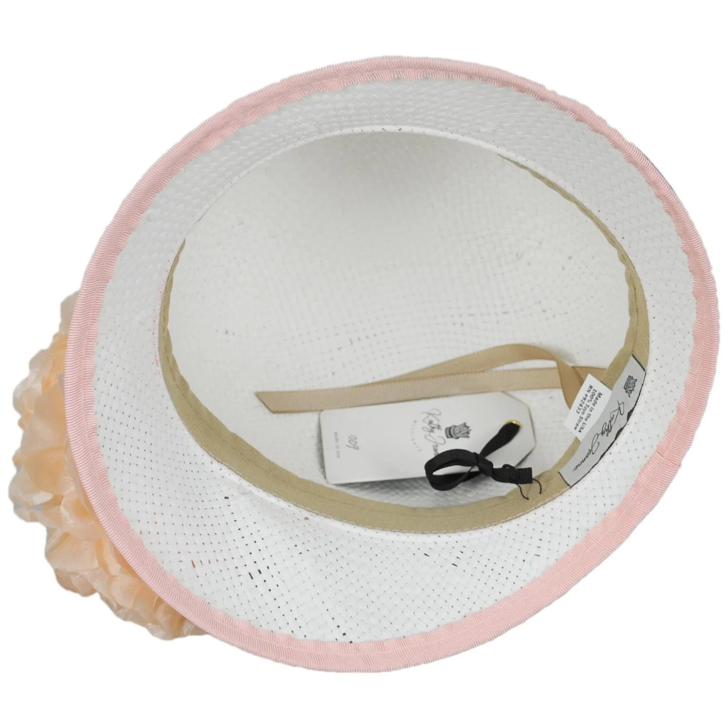 Peony Trio Toyo Straw Cloche Hat - Image 8