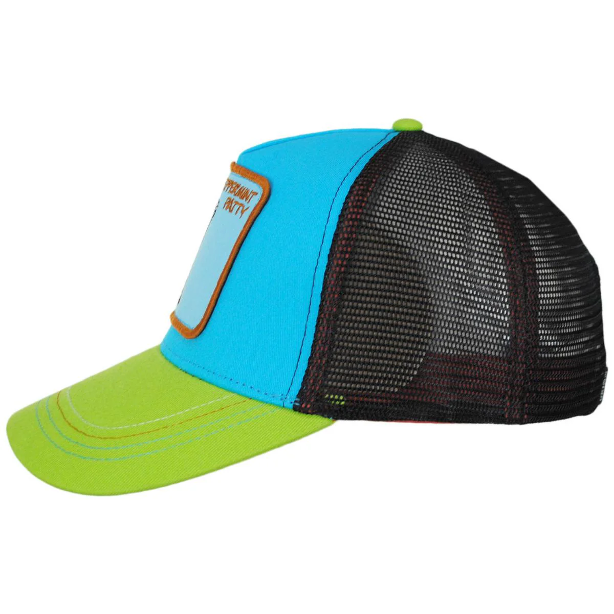 Peppermint Patty Mesh Trucker Snapback Baseball Cap - Image 4