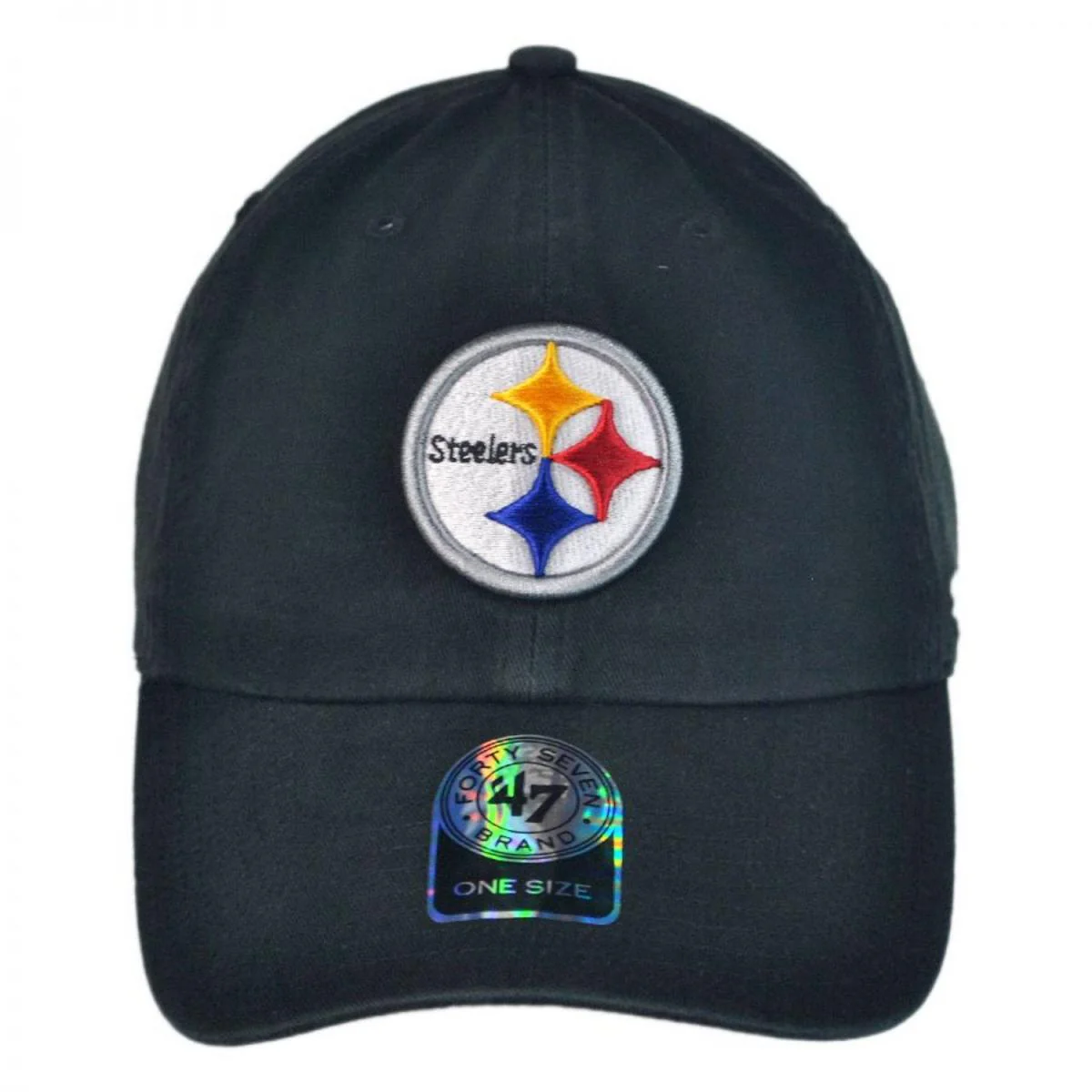 Pittsburgh Steelers NFL Clean Up Strapback Baseball Cap Dad Hat - Image 2