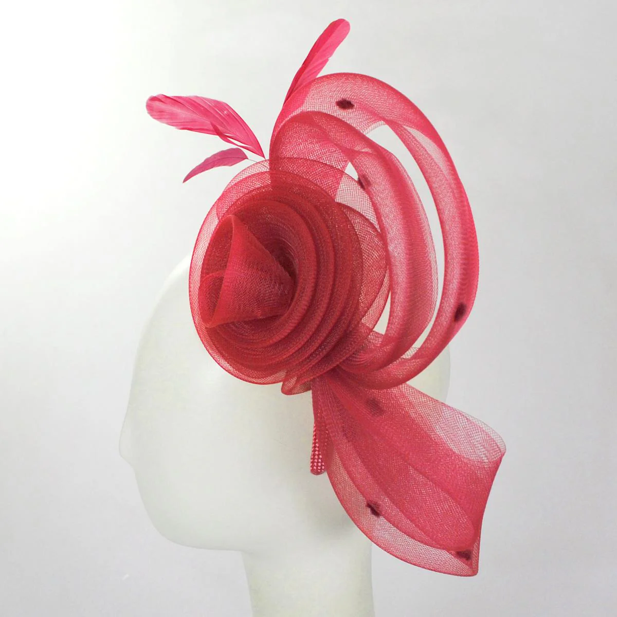 Pluma Horsehair Mesh Fascinator Hat - Image 23