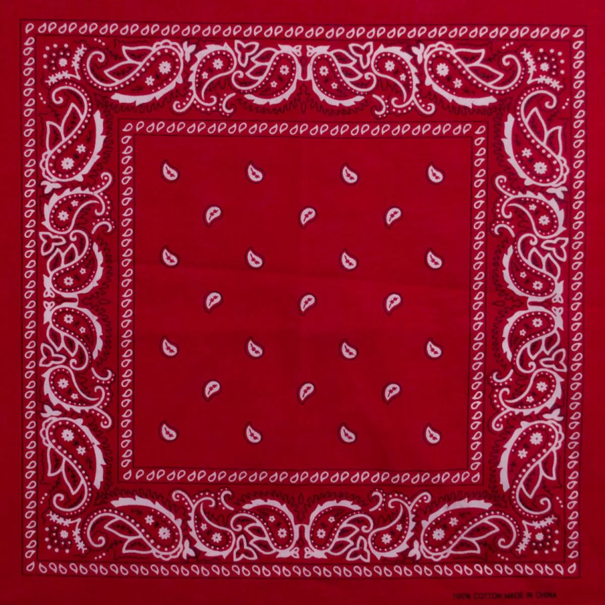 Paisley Printed Cotton Bandana - FINAL SALE