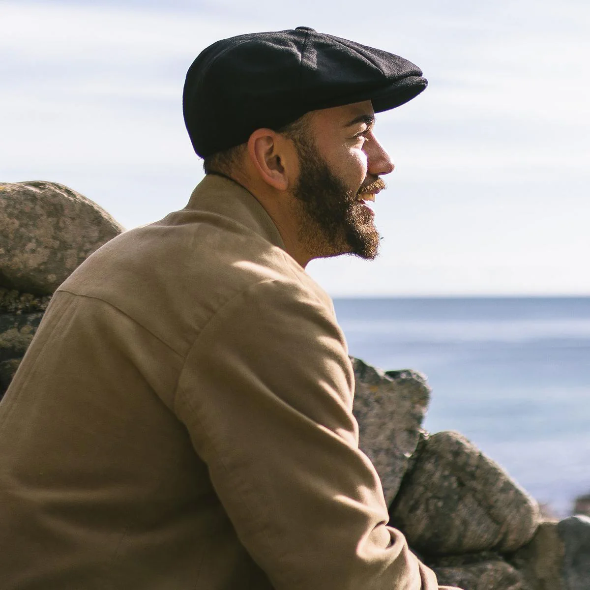 Harlem Pure Wool Newsboy Cap - Image 2