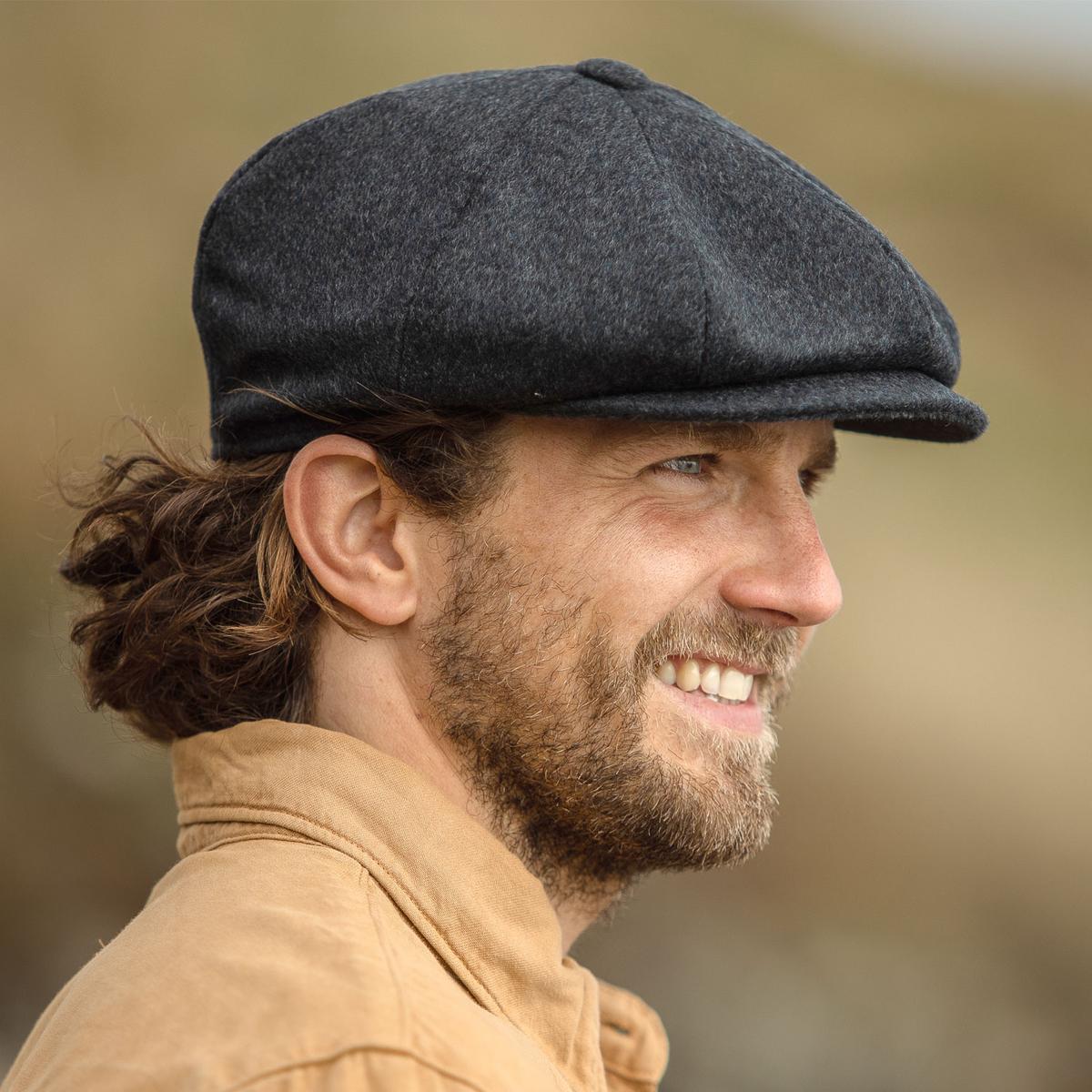 Harlem Pure Wool Newsboy Cap - Image 7