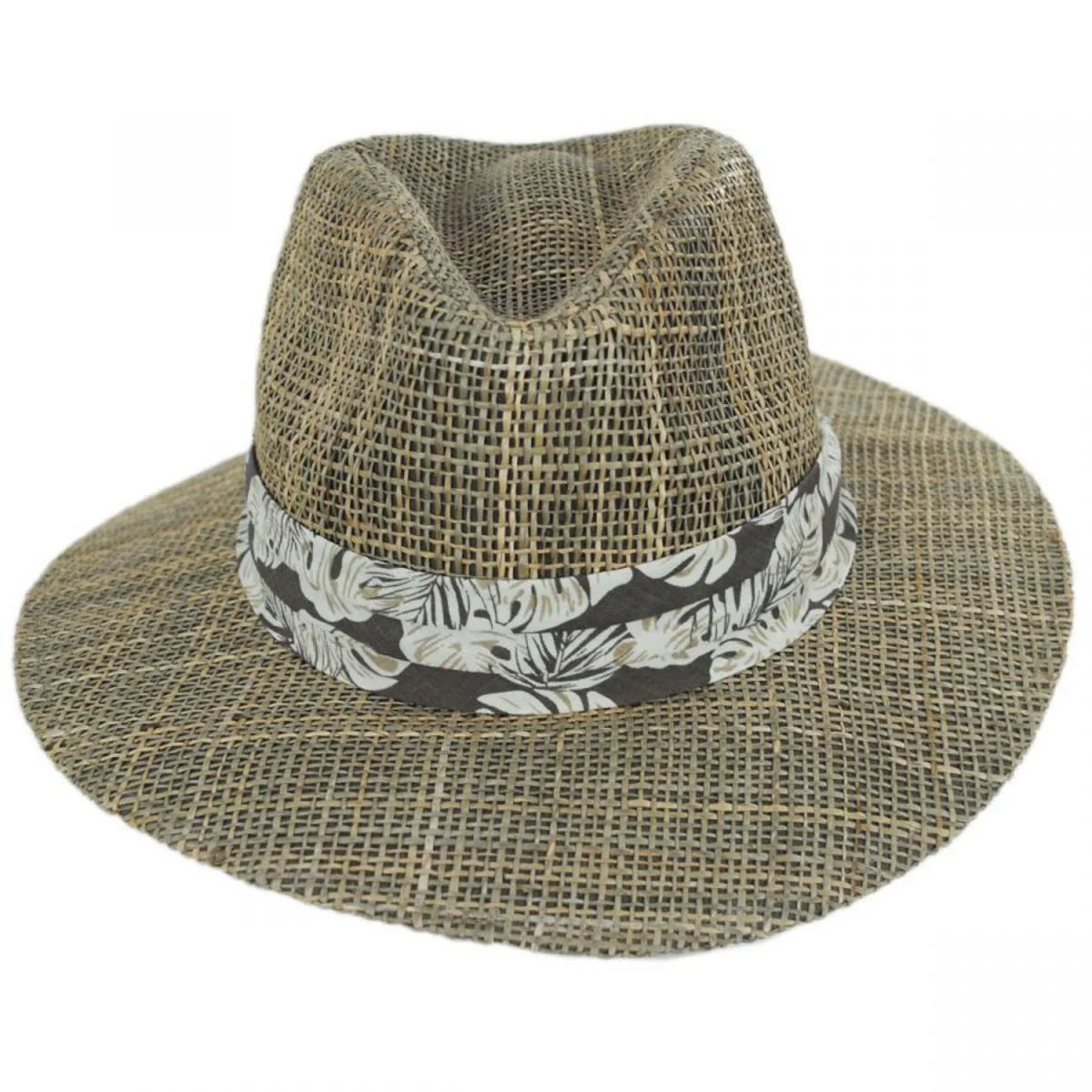 Quest Seagrass Straw Safari Fedora Hat - Image 2