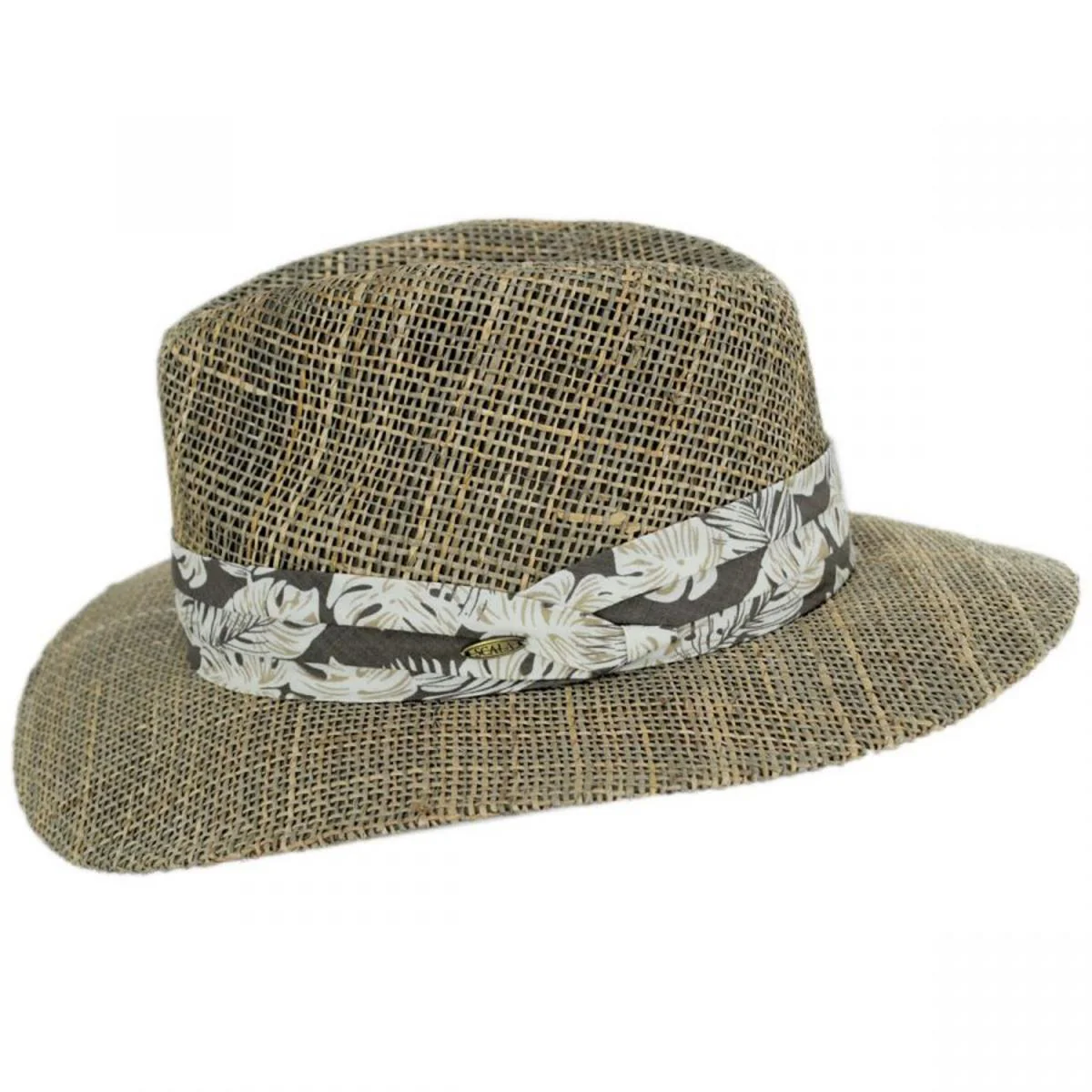 Quest Seagrass Straw Safari Fedora Hat - Image 3