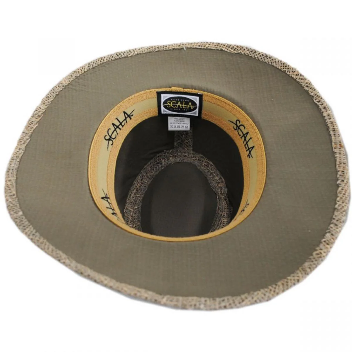 Quest Seagrass Straw Safari Fedora Hat - Image 4