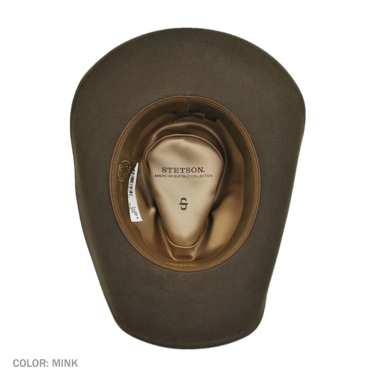 Rawhide Buffalo Fur Felt Western Hat - Image 11