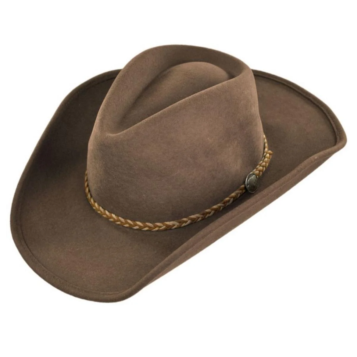 Rawhide Buffalo Fur Felt Western Hat - Image 7