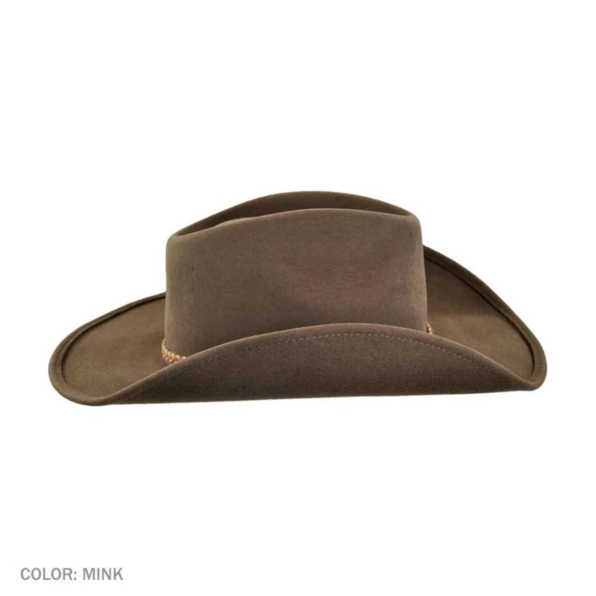Rawhide Buffalo Fur Felt Western Hat - Image 9