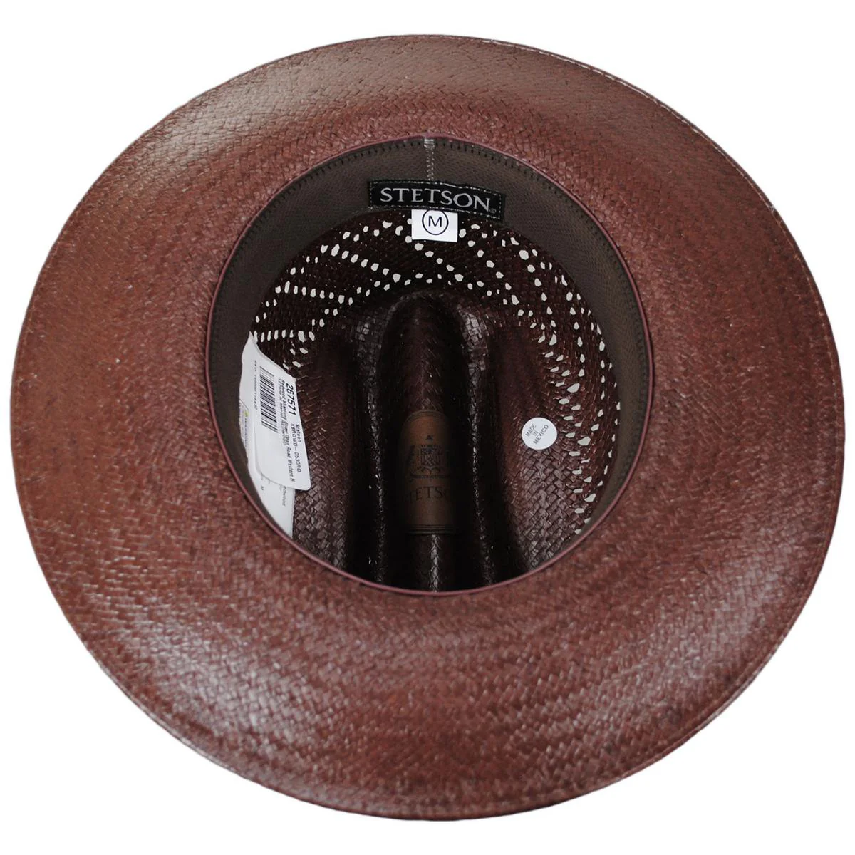 Redwood Shantung Straw Open Road Western Hat - Image 5
