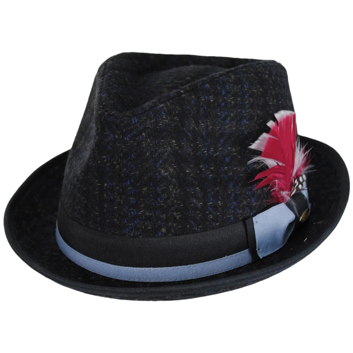 Regent Tweed Wool Blend Fedora Hat