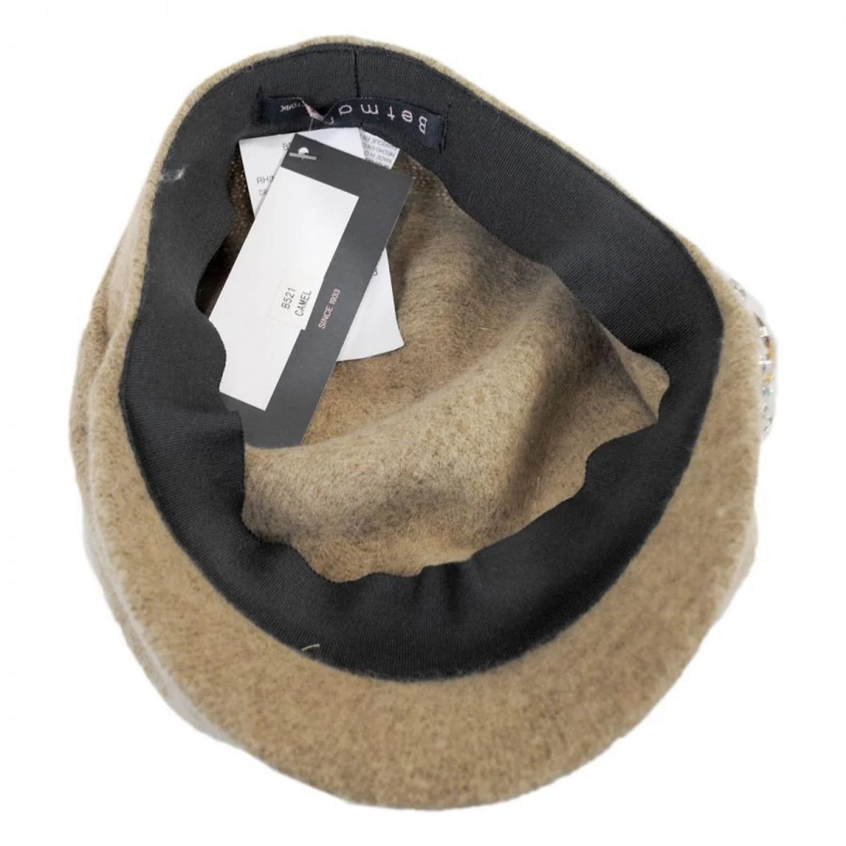 Rhinestone Wool Cap - Image 4