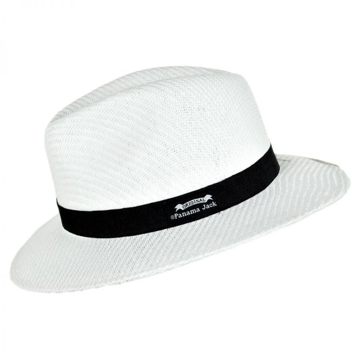 Ribbon Toyo Straw Safari Fedora Hat - Image 3